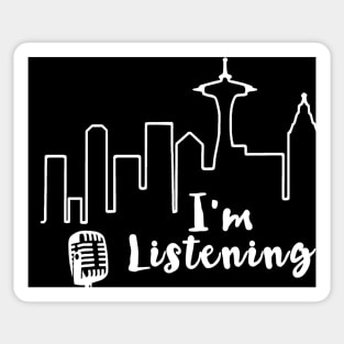 Im listening Sticker